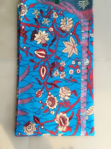 Batik Fabric – Brown & Black Motifs (6 yards)