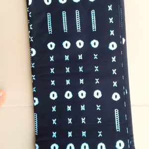 Damask Fabric – Black & Silver Weave (6 yards)