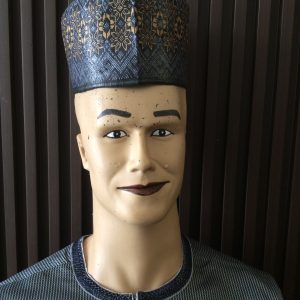 Wool Agbada Cap – Soft Grey